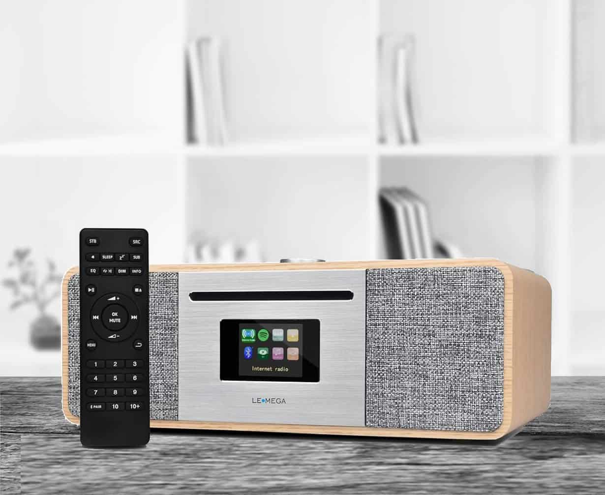 C. Crane CC WiFi 3 Internet Radio with Skytune, Bluetooth Receiver, Clock  and Alarm with Remote Control, Access to Thousands of Radio Stations
